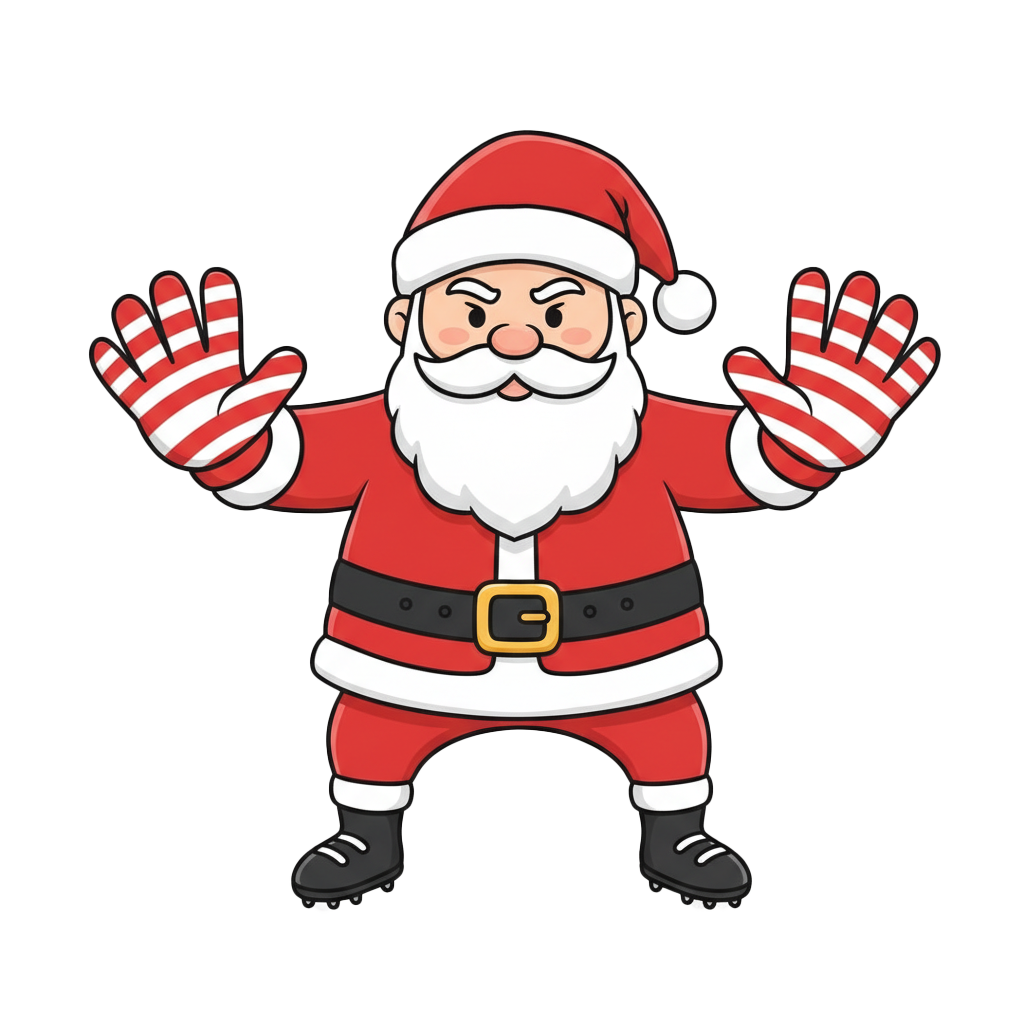 Santa Goalkeeper